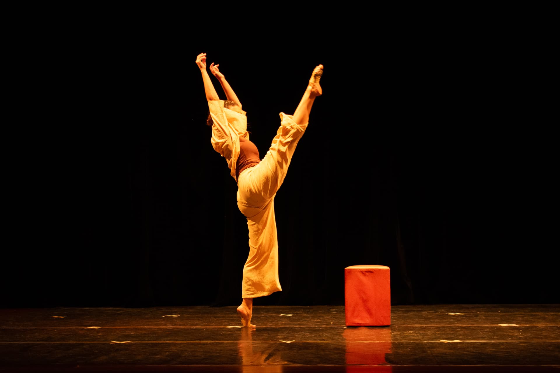 Apresentação solo de dança